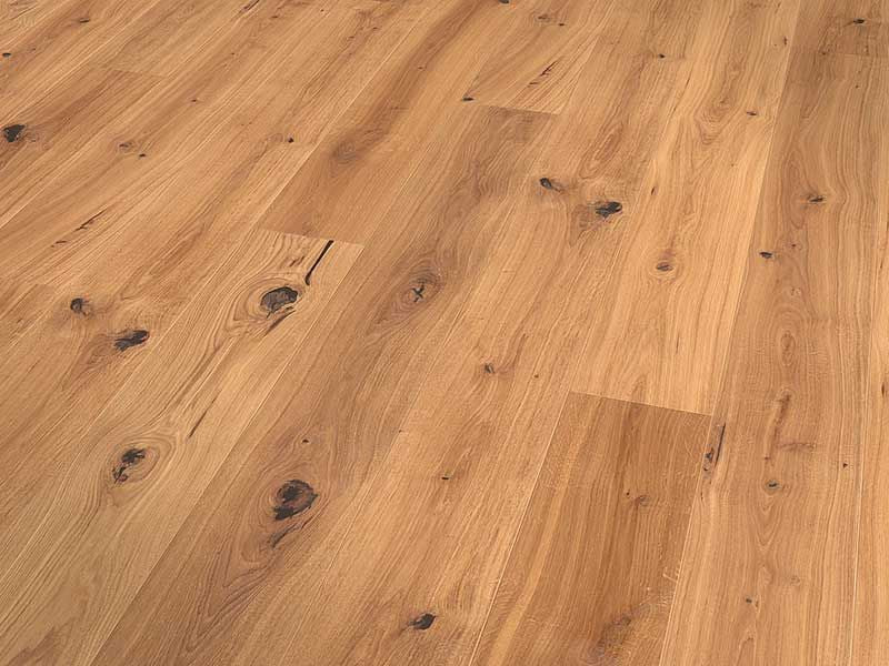 2139 TopProdukt Fertigparkett LHD pflegefrei Eiche Rustikal geb., matt lackiert 2V