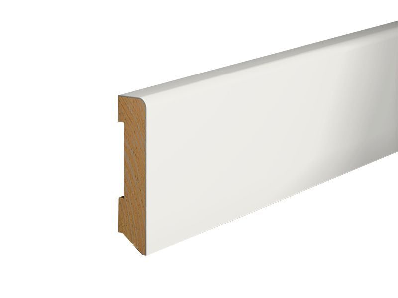 SL301 Leiste Cube Fichte-foliert SL614250/E1436 weiß - RAL 9016