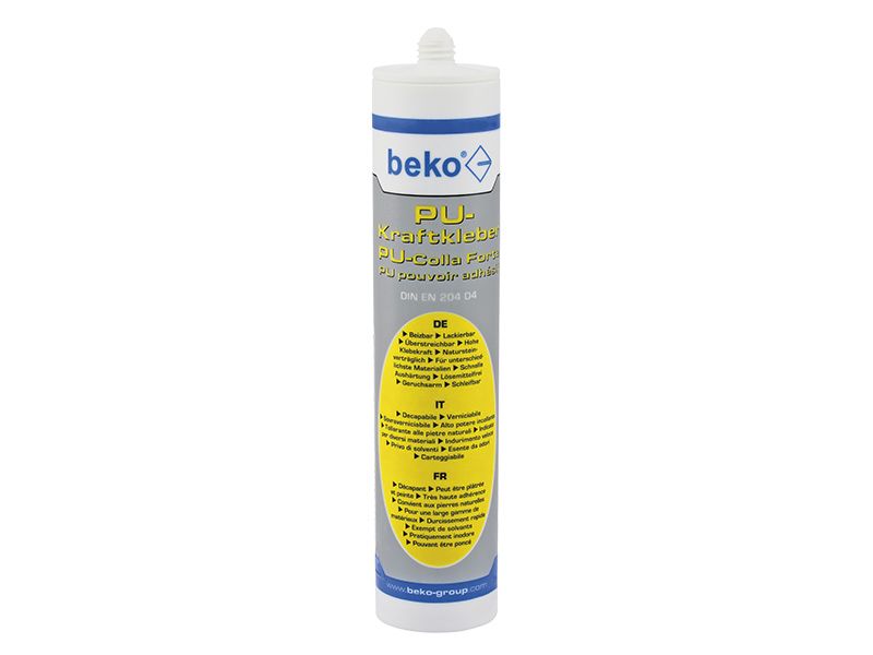 beko PU-Kraftkleber 310 ml beige - hohe Klebkraft, lösemittelfrei, geruchsarm