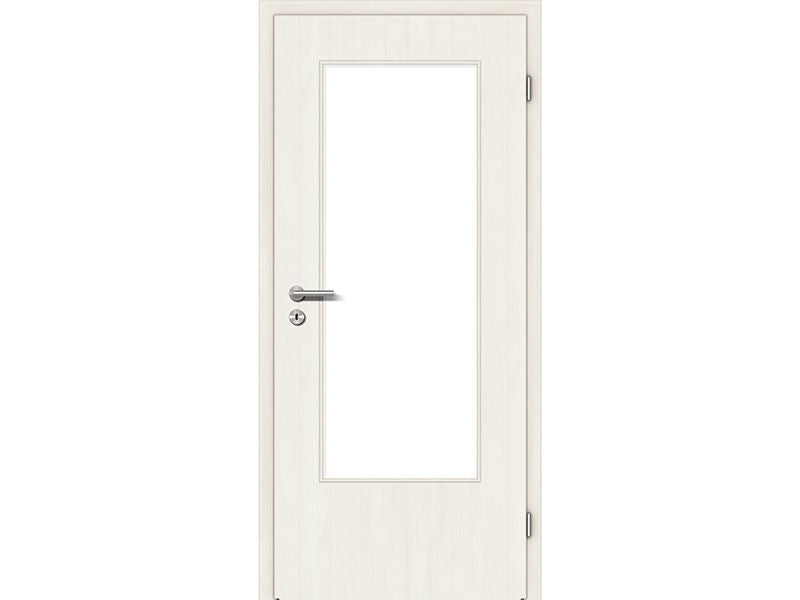 Kopie von G CePaL Authentic Bianco Tür längs DA Rundkante - mit Norm LA - DL/DR - Höhe 2.110 mm