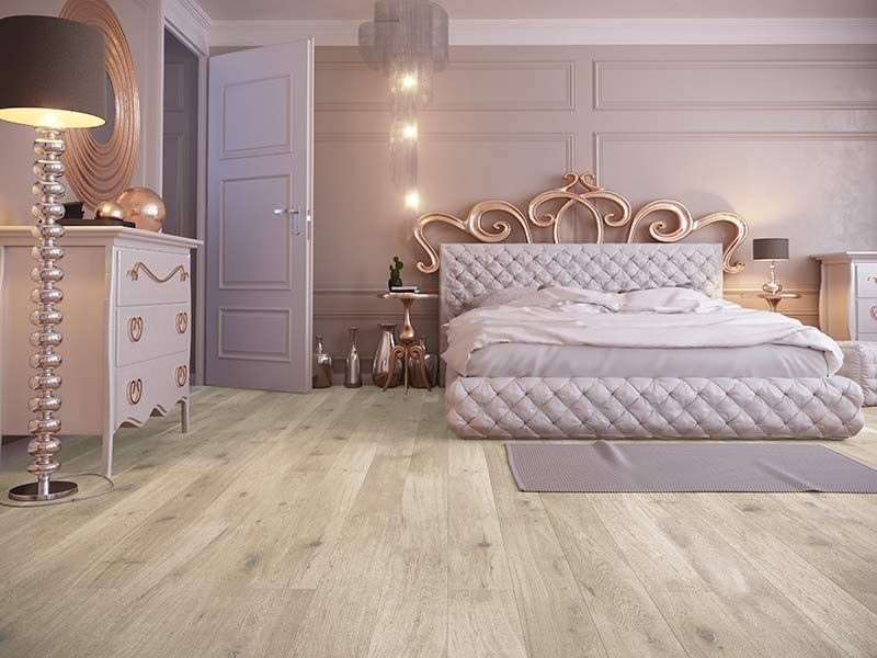 2133 TopProdukt Fertigparkett Landhausdiele Eiche Rebell 2.5 gebürstet, weiß OXI-geölt, 4V