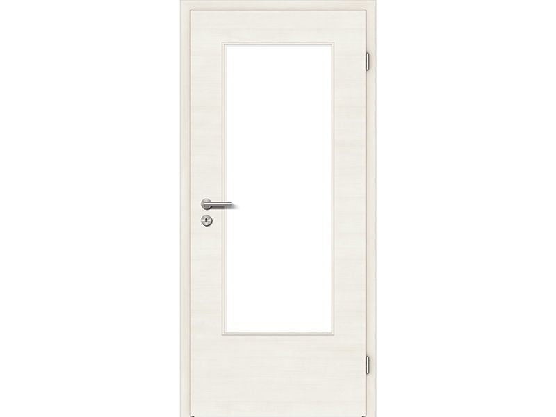 G CePaL Authentic Bianco Tür quer DQ Rundkante - mit Norm LA - DL/DR