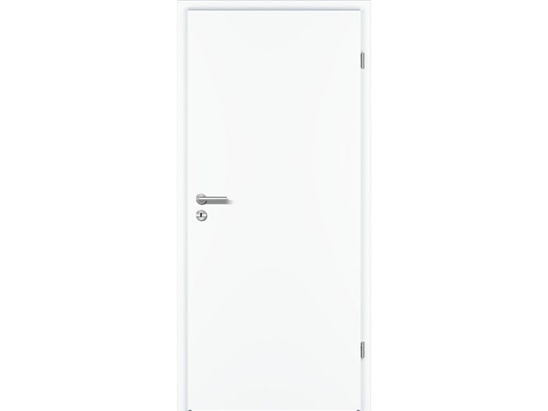 G Schallsch.tür VS1 G-TEC®Weißlack 9016 Matt K III, RwP=32 dB - kleine Rundkante - DL/DR