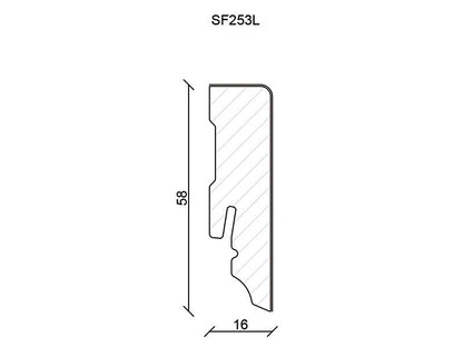 SL501 Leiste Cube Fichte-furniert SU153L (SF253L) Eiche geölt