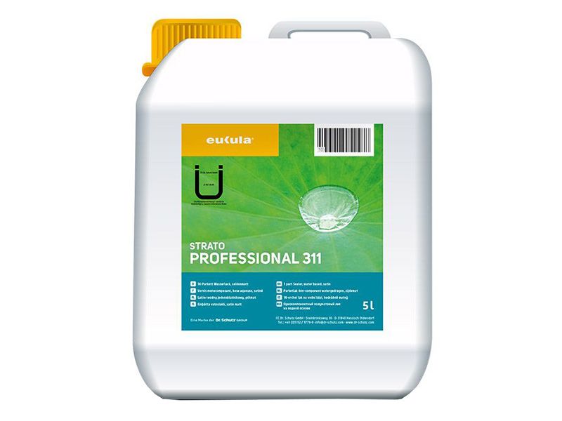 eukula Strato professional 311 5 ltr. 1-K Parkett Wasserlack seidenmatt - R9