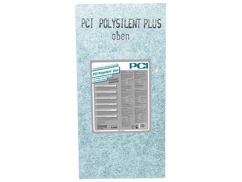 PCI Polysilent 60 x 120 cm (6 St./Paket) Trittschall- u. Entkopplungsplatte 4 mm