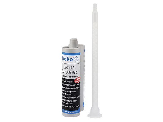 beko 2-K Speed Zargenschaum 210 ml für Zargen/Treppenstufen und Fensterbänke