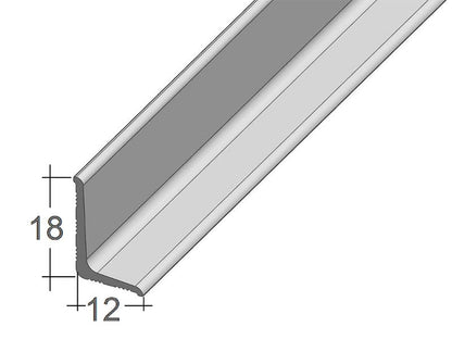 S Wandabschlussprofil 8550 SK (18 x 12 mm) Silber 2,70 m lang