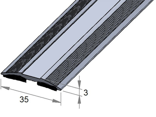 S Übergangsprofil 8135 SK Edelstahl (35 x 3 mm) 2,70 m